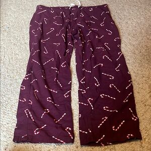 American Eagle Outfitters Red Casual Bottoms with Playful Print
